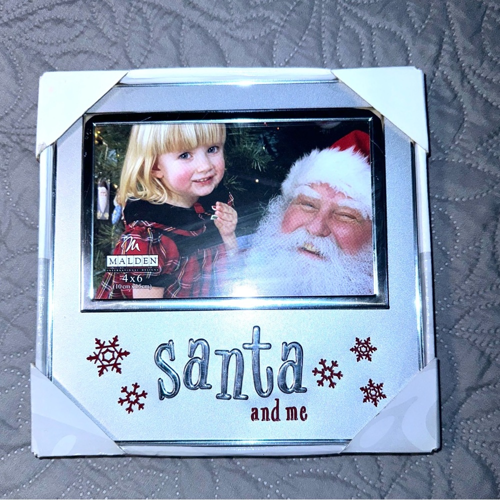 Malden Silver Santa and Me Frame